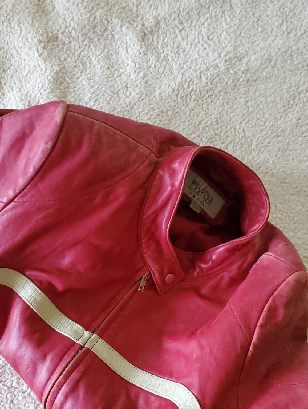 Vintage Wilsons Maxima Leather Moto Jacket - Picture 12 of 14